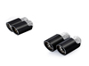 Eisenmann Edelstahl Duplex Sportauspuff BMW 3er G20 Limousine und G21 Touring 330i inkl. xDrive je 2x90mm rund schräg schwarz