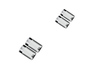 Eisenmann Edelstahl Duplex Sportauspuff BMW 3er G20 und G21 M340i xDrive je 2x90mm rund scharf gerade Aluminium gebürstet