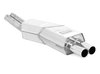 Eisenmann Edelstahl Sportauspuff BMW 5er E34 Limo & Touring 540i 2x70mm rund scharf gerade