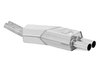 Eisenmann Edelstahl Sportauspuff BMW 5er E34 Limo & Touring 540i 2x70mm rund scharf gerade
