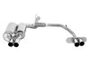 Eisenmann Edelstahl Duplex Sportauspuff RACE-Version BMW 5er E60 Limousine inkl. LCI 540i 545i je 2x76mm rund scharf gerade