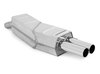 Eisenmann Edelstahl Sportauspuff RACE-Version BMW 7er E32 740i 2x70mm rund scharf gerade