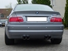 Eisenmann Edelstahl Duplex Sportauspuff BMW 3er E46 M3 je 2x83mm rund scharf abgeschrägt doppelwandig