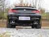 Eisenmann Edelstahl Duplex Sportauspuff RACE-Version BMW 6er M6 F12 F13 F06 Coupe Cabrio und Grand Coupe je 2x90mm rund eingerollt gerade