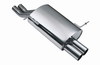 Eisenmann Edelstahl Sportauspuff BMW Z3 2.2l 3.0l 2x76mm rund scharf gerade