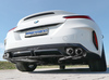Eisenmann Edelstahl Duplex Racing-Komplettanlage ab OPF BMW Z4 G29 M40i sDrive je 2x90mm rund scharf gerade Carbon