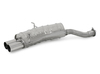 Eisenmann Edelstahl Sportauspuff RACE-Version BMW 3er E46 Limo Touring Coupe Cabrio 2x83mm rund scharf gerade