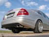 Eisenmann Edelstahl Duplex Sportauspuff RACE-Version Mercedes E-Klasse W211 Limousine E55 AMG je 2x120x77mm oval eingerollt abgeschrägt