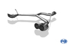 Fox Edelstahl Duplex Endrohrgeweih Alfa Romeo GTV je 2x76mm DTM rund scharf