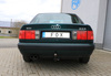FOX Edelstahl Sportauspuff-Komplettanlage ab Kat Audi 100, A6 Typ C4 2.8 2x70mm rund scharf