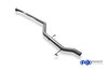 FOX Edelstahl Racing-Komplettanlage ab Kat Audi 100 Typ C3 2.2l quattro 2x55mm Dieseloptik nach unten gebogen