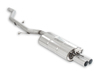 FOX Edelstahl Racing-Komplettanlage ab Kat Audi 100 Typ C3 2.2l quattro 2x63mm rund