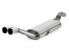 Fox Edelstahl Sportauspuff Audi 80/90 (81/85) Limousine/Coupe 2x76mm rund scharf gerade