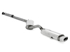 Fox Edelstahl Sportauspuff-Komplettanlage ab Kat Audi 80/90 (81/85) Limousine/Coupe - Modelle ohne Kat - 135x80mm flachoval eingerollt abgeschrägt mit Absorber