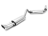 Fox Edelstahl Sportauspuff-Komplettanlage ab Kat Audi 80/90 89 B3 B4 Coupe u. Cabrio 2.6l 2.8l 2x76mm DTM rund scharf