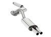 Fox Edelstahl Sportauspuff-Komplettanlage ab Kat Audi 80/90 89 B3 Coupe(ab 07/94) u. B4 Cabrio 2.6l 2.8l 2x55mm rund scharfkantig