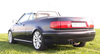 Fox Edelstahl Sportauspuff-Komplettanlage ab Kat Audi 80/90 89 B3 Coupe(ab 07/94) u. B4 Cabrio 2.6l 2.8l 2x76mm rund scharf