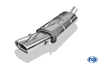 Fox Edelstahl Sportauspuff inkl. Verbindungsrohr Audi 80/90 89 B3 Limousine/Coupe und B4 Cabrio 1.6-2.0l 135x80mm flachoval