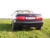 Fox Edelstahl Sportauspuff inkl. Verbindungsrohr Audi 80/90 89 B3 Limousine/Coupe und B4 Cabrio 1.6-2.0l 2x76mm rund scharf