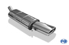 Fox Edelstahl Sportauspuff inkl. Verbindungsrohr Audi 80/90 89 B3 Limousine/Coupe und B4 Cabrio 1.6-2.0l 135x80mm flachoval