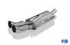 Fox Edelstahl Sportauspuff Audi 80/90 89 B3 Limousine Coupe und B4 Cabrio 2x76mm DTM rund scharf gerade