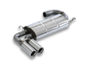Fox Edelstahl Sportauspuff Audi 80/90 quattro (89) Limousine/Coupe 2x76mm rund eingerollt gerade mit Absorber