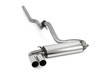 Fox Edelstahl Racing-Komplettanlage ab Kat. Audi 80/90 quattro (89) Limousine/Coupe 2x76mm rund scharf gerade