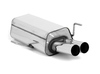 Fox Edelstahl Racing-Komplettanlage ab Kat Audi 80 B4 Limousine/Avant 2.0-2.8l 2x70mm rund scharf gerade