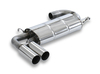 Fox Edelstahl Sportauspuff Audi 80 quattro Coupe inkl. S2 quattro (Typ 89) 2x76mm rund scharf gerade