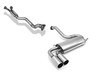 Fox Edelstahl Racing-Komplettanlage ab Kat Audi 80 S2 Coupe quattro (Typ 89) 2x76mm rund scharf gerade