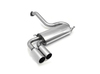 Fox Edelstahl Racing-Komplettanlage ab Kat Audi 80 S2 Coupe quattro (Typ 89) 2x76mm rund scharf gerade