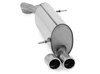 Fox Edelstahl Sportauspuff Audi A1 1.4l 2x80mm rund eingerollt abgeschrägt