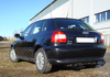 Fox Edelstahl Duplex Sportauspuff Audi A3 8L quattro 130x50mm flachoval eingerollt abgeschrägt