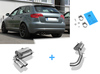 Fox Edelstahl Sportauspuff-Komplettanlage ab Kat Audi A3 8P 3.2 V6 quattro Sportback 2x90mm rund eingerollt abgeschrägt mit Absorber Fox Edelstahl Sportauspuff-Komplettanlage ab Kat Audi A3 8P 3.2 V6 quattro Sportback 2x90mm rund eingerollt abgeschrägt mit Absorber
