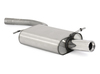 Fox Edelstahl Sportauspuff Audi A4 B6 Typ 8E Limousine/Avant 1.6l u. 2.0l 1x80mm rund eingerollt gerade mit Absorber