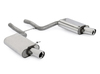 Fox Edelstahl Duplex Sportauspuff Audi A4 Cabrio B6 B7 quattro je 100mm rund eingerollt abgeschrägt mit Absorber