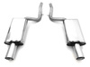 Fox Edelstahl Duplex Sportauspuff Audi A4 Cabrio B6 B7 quattro je 100mm rund doppelwandig gerade