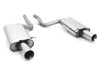Fox Edelstahl Duplex Sportauspuff Audi A4 Cabrio B6 B7 quattro je 100mm rund doppelwandig gerade
