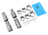 Fox Edelstahl Duplex Sportauspuff Audi A4 B7 3.2l quattro Typ 8E Limousine/Avant je 90mm rund doppelwandig gerade