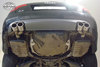 Fox Edelstahl Duplex Endrohrsatz zum Anschrauben Audi A4 B7 Typ 8E Limousine/Avant 3.0l TDI 2x88x74mm oval eingerollt abgeschrägt