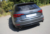FOX Edelstahl Duplex Sportauspuff Audi A4 B9 8W 2.0 TFSI Quattro je 100mm rund eingerollt abgeschrägt