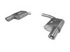 Fox Edelstahl Duplex Sportauspuff Audi A5 Cabrio inkl. Quattro 1x100mm rund eingerollt abgeschrägt mit Absorber
