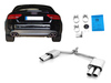Fox Edelstahl Duplex Sportauspuff Audi A5 Sportback - B8 inkl. Quattro 1.8l TFSI u. 2.0l TDI 2x88x74mm oval eingerollt abgeschrägt