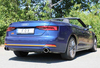 FOX Edelstahl Duplex Racing-Komplettanlage ab VSD Audi A5 B9 F5 2.0 TFSI Quattro je 100mm rund eingerollt abgeschrägt