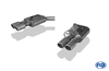 Fox Edelstahl Duplex Sportauspuff Audi A6 4G Typ C7 3.0 TFSI je 2x90mm rund eingerollt abgeschrägt