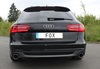 Fox Edelstahl Duplex Sportauspuff-Komplettanlage ab Kat Audi A6 4G quattro Typ C7 Limousine u. Avant je 100mm rund eingerollt abgeschrägt
