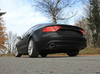 Fox Edelstahl Duplex Racing-Komplettanlage ab Kat Audi A7 Sportback je 115x85mm oval eingerollt seitlich abgeschrägt