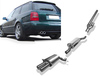Fox Edelstahl Sportauspuff-Komplettanlage ab Kat Audi S4 Biturbo quattro A4 B5 Limousine/Avant 2x76mm rund eingerollt gerade mit Absorber