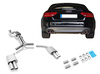 Fox Edelstahl Duplex Sportauspuff-Komplettanlage ab Kat Audi S5 quattro Coupe 4.2l 2x88x74mm oval eingerollt abgeschrägt