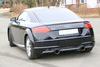 FOX Edelstahl Duplex Sportauspuff-Komplettanlage ab Kat Audi TT 8S/FV quattro je 100mm rund doppelwandig abgeschrägt